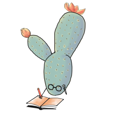 "Thoughtful Bunny" the Clever Cactus