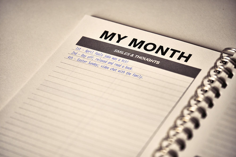 Monthly Review - Step 1 smiles and thoughts
