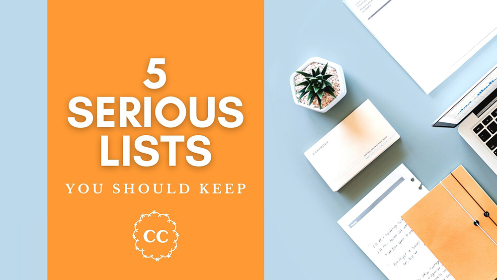 Serious Lists ideas - Clever Cactus